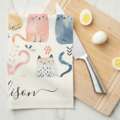 Name des niedlichen Katalogmusterns Geschirrtuch (Viertel Falte)