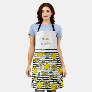 Name des niedlichen Lemon-Musters Schürze
