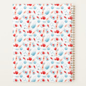 Name des niedlichen medizinischen Musters Nurse Pl Planer (Rückseite)