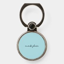 Name des niedlichen Minimal Light Blue Monogramms