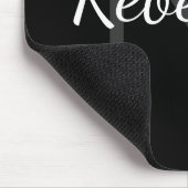 Name des niedlichen Mit Monogramm Mädchens | Schwa Mousepad (Ecke)