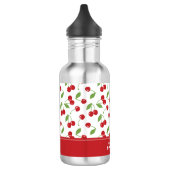 Name des niedlichen Rotkrebsmusters Edelstahlflasche (Links)