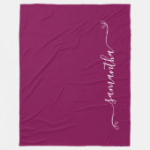 Name des Niedlichen Weins und des weißen Weins Fleecedecke (Vorderseite)