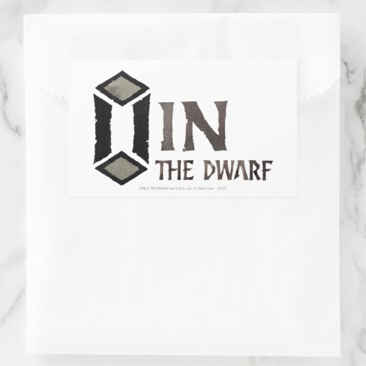 Name des Ofens Rechteckiger Aufkleber (Tasche)