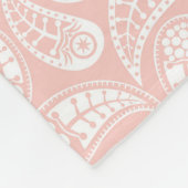 Name des Paisley-Monogrammes Fleecedecke (Ecke)