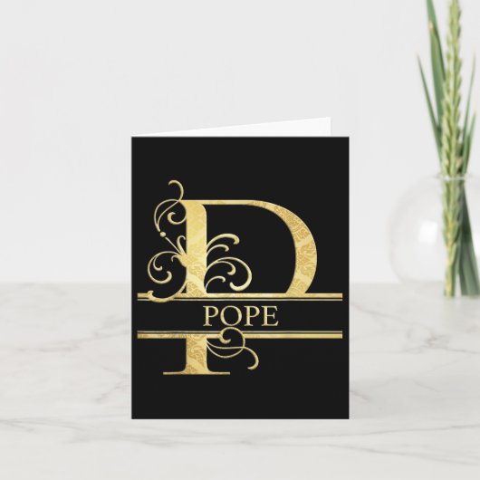 Name des Papstes _1 Karte (Vorderseite)