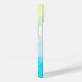 Name des Pastellgelben blauen Aquarellfarbens Case-Mate iPhone Hülle (Rückseite / Rechts)