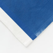 Name des personalisiert Blue Gefärbte Krawatte Soc Fleecedecke (Ecke)