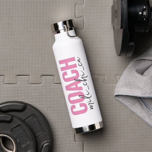 Name des personalisiert Coach Trinkflasche (Fitnessstudio)