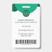 Name des personalisiert lizenzierten praktischen K Ausweis (Rückseite)