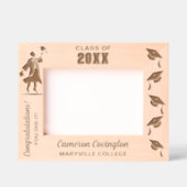 Name des personalisierten Abschlusses, Schule/Uni, Geätzte Rahmen (Vorderseite)