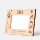 Name des personalisierten Abschlusses, Schule/Uni, Geätzte Rahmen (Links)