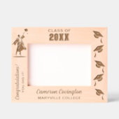 Name des personalisierten Abschlusses, Schule/Uni, Geätzte Rahmen (Vorderseite)