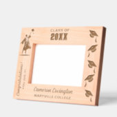 Name des personalisierten Abschlusses, Schule/Uni, Geätzte Rahmen (Links)