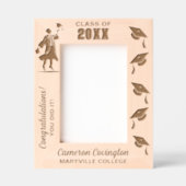 Name des personalisierten Abschlusses, Schule/Uni, Geätzte Rahmen (Vorderseite)