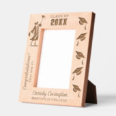 Name des personalisierten Abschlusses, Schule/Uni, Geätzte Rahmen (Links)