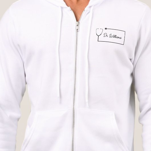 Name des personalisierten Arztes Hoodie