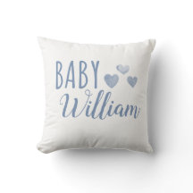 Name des personalisierten Baby-Jungen Hearts