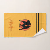 Name des personalisierten Basketballtrainers Handtuch (Handtuch)