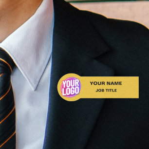 Name des personalisierten Buttons für den Mitarbei Namensschild