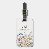 Name des personalisierten Chic Gepäckanhänger (Vorderseite vertikal)