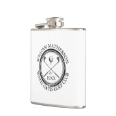 Name des personalisierten Classic Golf Clubs Flachmann (Links)