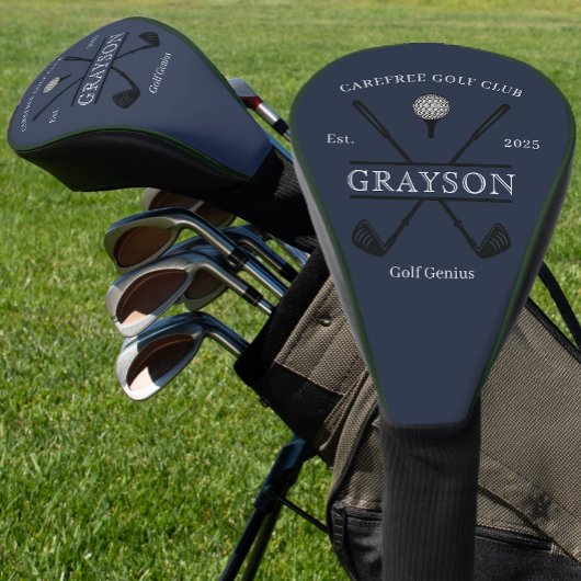 Name des personalisierten Classic Golf Clubs Golf Headcover