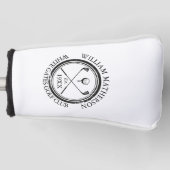 Name des personalisierten Classic Golf Clubs Headcover (Vorderseite)