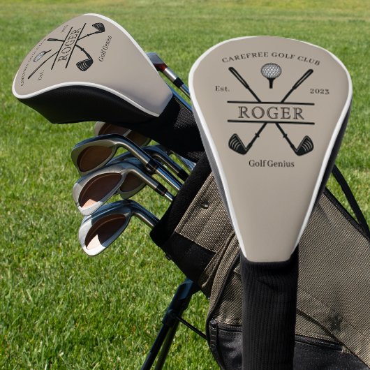 Name des personalisierten Classic Golf Clubs Headcover
