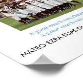 Name des personalisierten Coach Poster (Ecke)