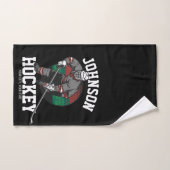 Name des personalisierten Eishockey-Spielerteams Badhandtuch Set (Handtuch)