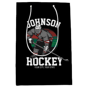 Name des personalisierten Eishockey-Spielerteams Mittlere Geschenktüte