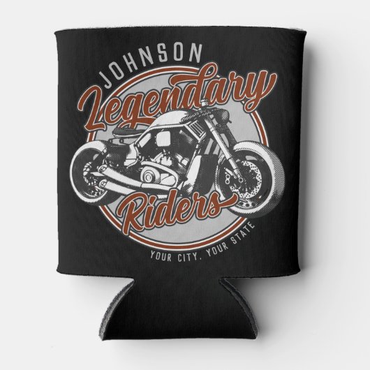 Name des personalisierten Fahrrads Dosenkühler (Vorderseite)