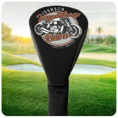 Name des personalisierten Fahrrads Golf Headcover
