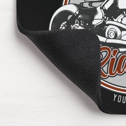 Name des personalisierten Fahrrads Mousepad (Ecke)