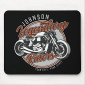 Name des personalisierten Fahrrads Mousepad (Vorne)