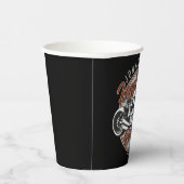 Name des personalisierten Fahrrads Pappbecher (Rechts)