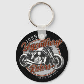 Name des personalisierten Fahrrads Schlüsselanhänger (Vorderseite)