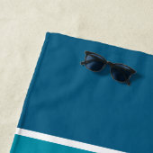 Name des personalisierten Farbmusters Strandtuch (Beispiel)