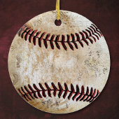 NAME DES personalisierten FOTOS Baseball-Ornamente Keramikornament