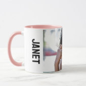Name des personalisierten Fotos Niedlich Tasse (Links)