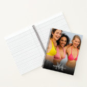 Name des personalisierten Fotos Notizblock (Innenseite)