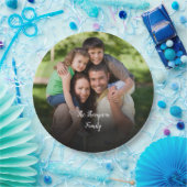 Name des personalisierten Fotos Pappteller (Party)