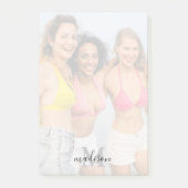 Name des personalisierten Fotos Post-it Klebezettel (Vorderseite)