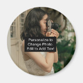 Name des Personalisierten Fotos Slogan RD Magnet (Vorne)