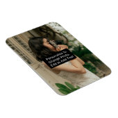 Name des Personalisierten Fotos Slogan Rec Magnet (Rechte Seite)