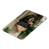 Name des Personalisierten Fotos Slogan Rec Magnet (Linke Seite)