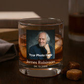 Name des personalisierten Fotos Whiskyglas