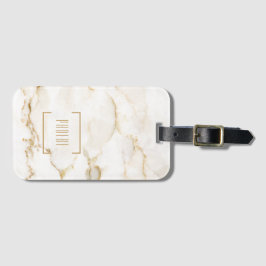 Name des personalisierten Goldeffekts Gepäckanhänger