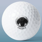 Name des personalisierten Haustier-Fotos Golfball